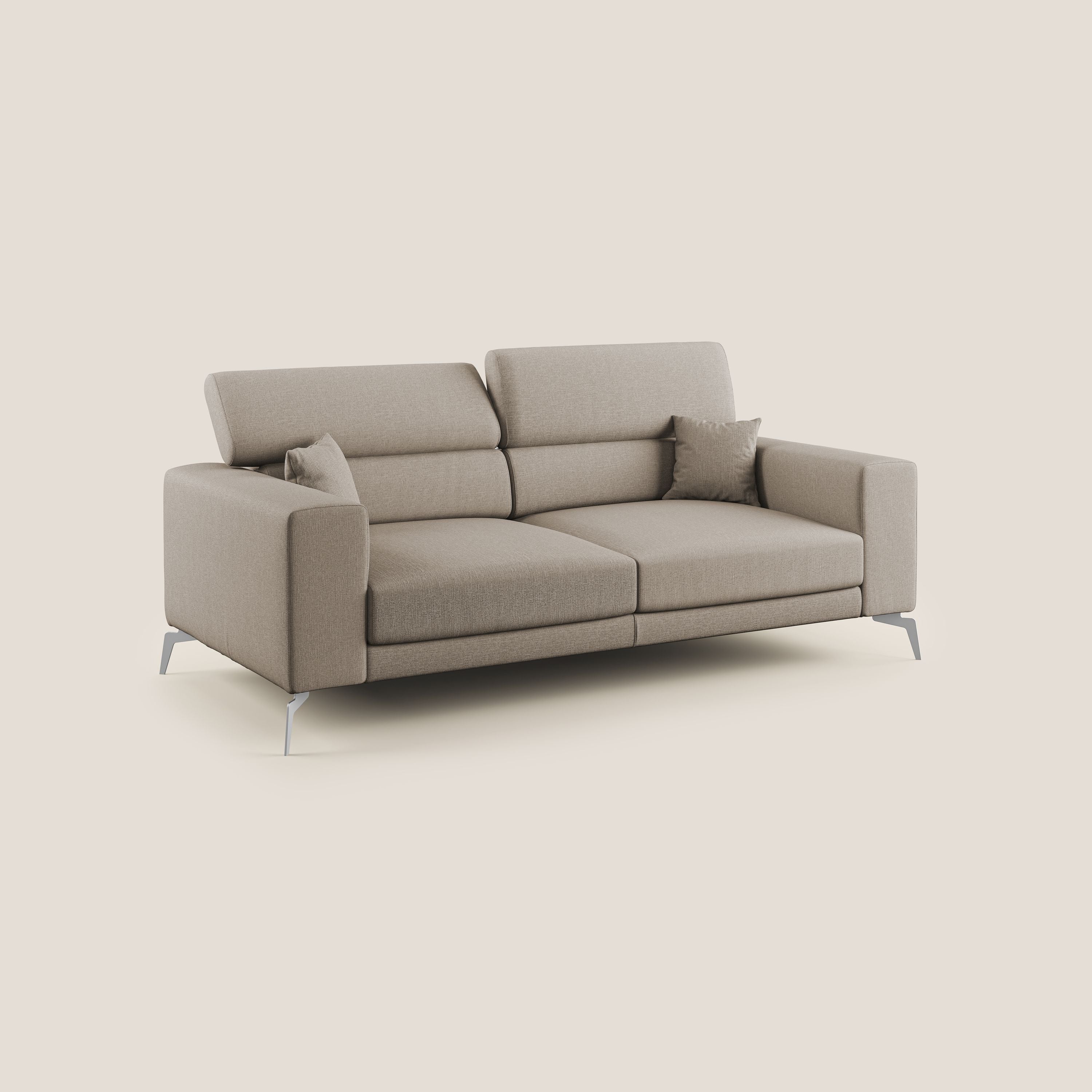Blade canapé avec têtières inclinables en tissu imperméable mixte coton T13 beige - Image 2
