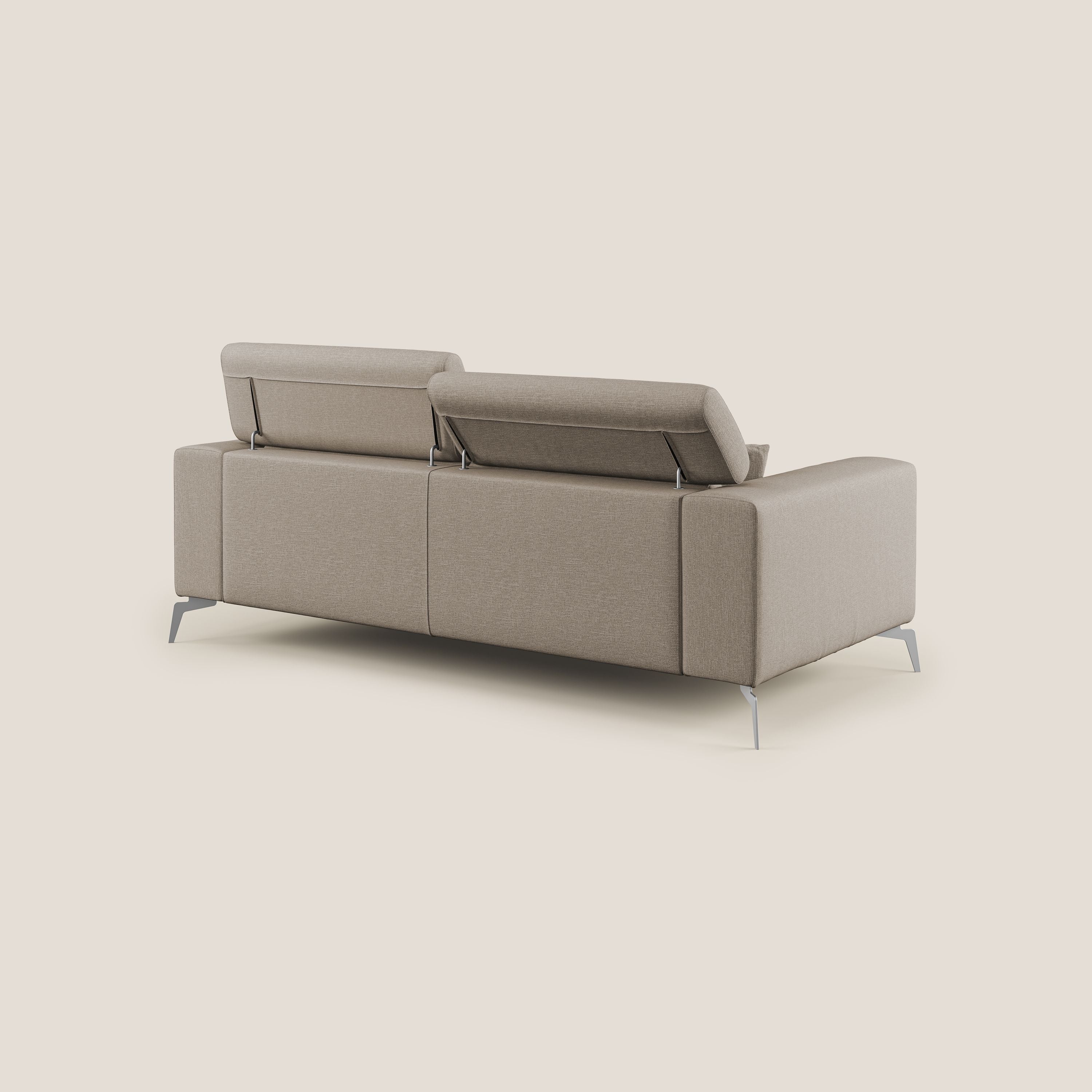 Blade canapé avec têtières inclinables en tissu imperméable mixte coton T13 beige - Image 4