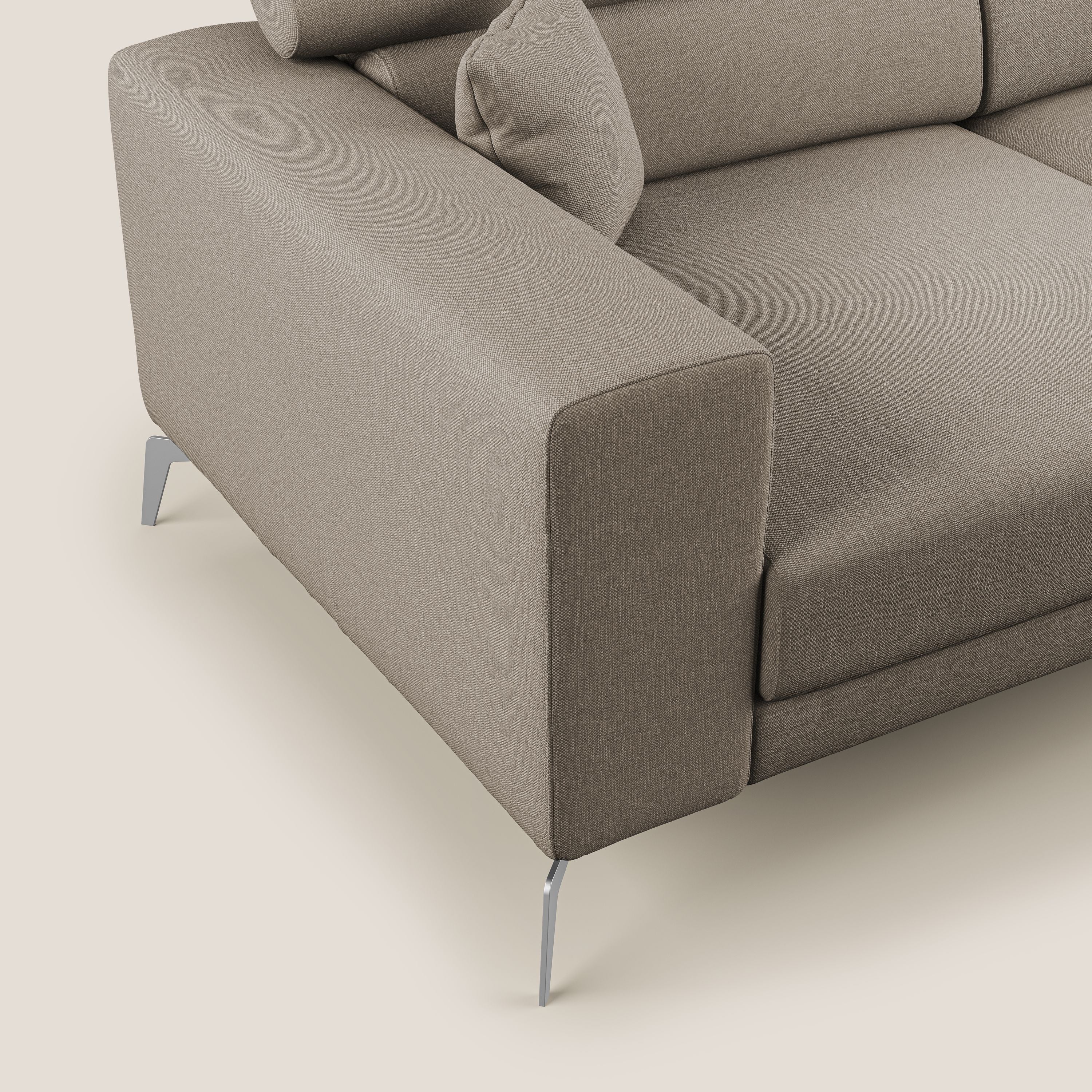 Blade canapé avec têtières inclinables en tissu imperméable mixte coton T13 beige - Image 5
