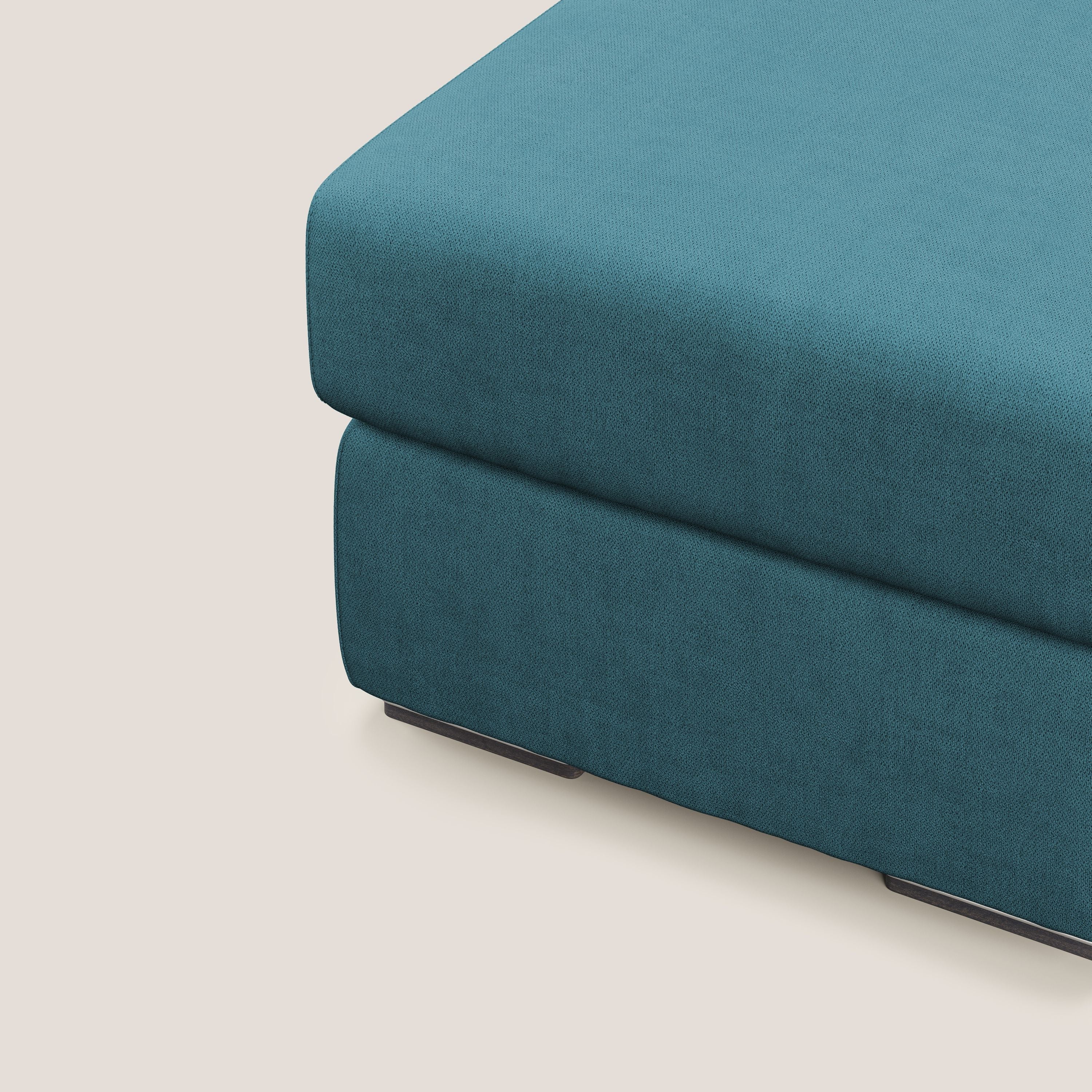 Sun pouf coffre en tissu imperméable T02 bleu ciel - Image 5